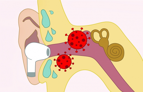 무선이어폰 사용 전 귓속 습기 제거가 중요하다